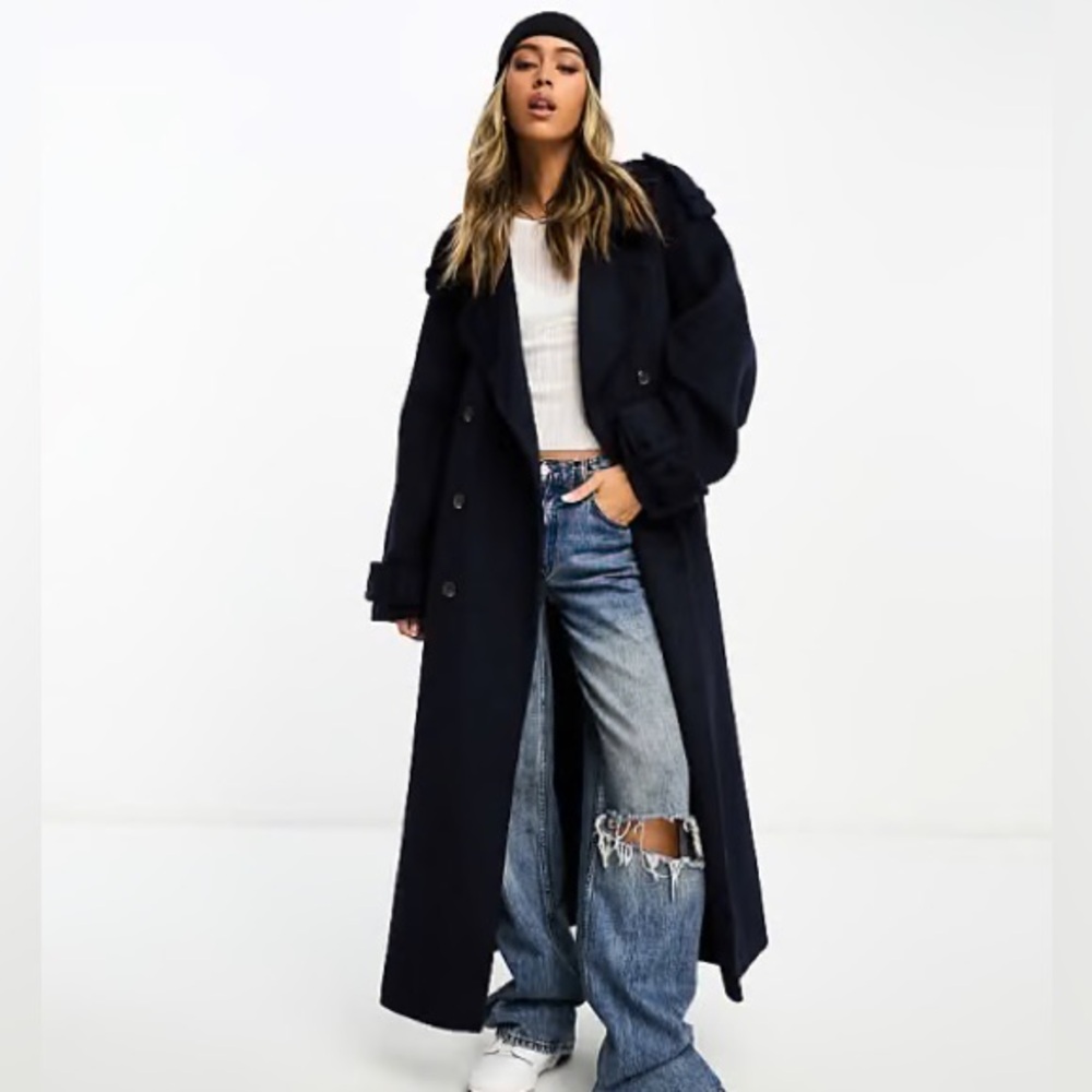 ASOS Design Oversized Wool Mix Coat